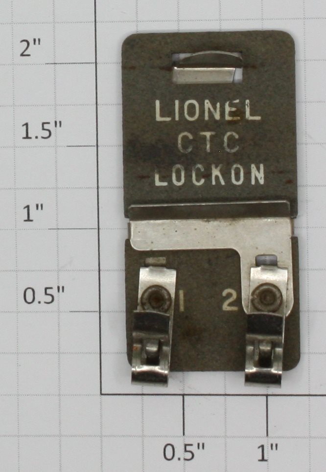 Lionel CTC-12 O Gauge Gray Fiber Board Track Lockon