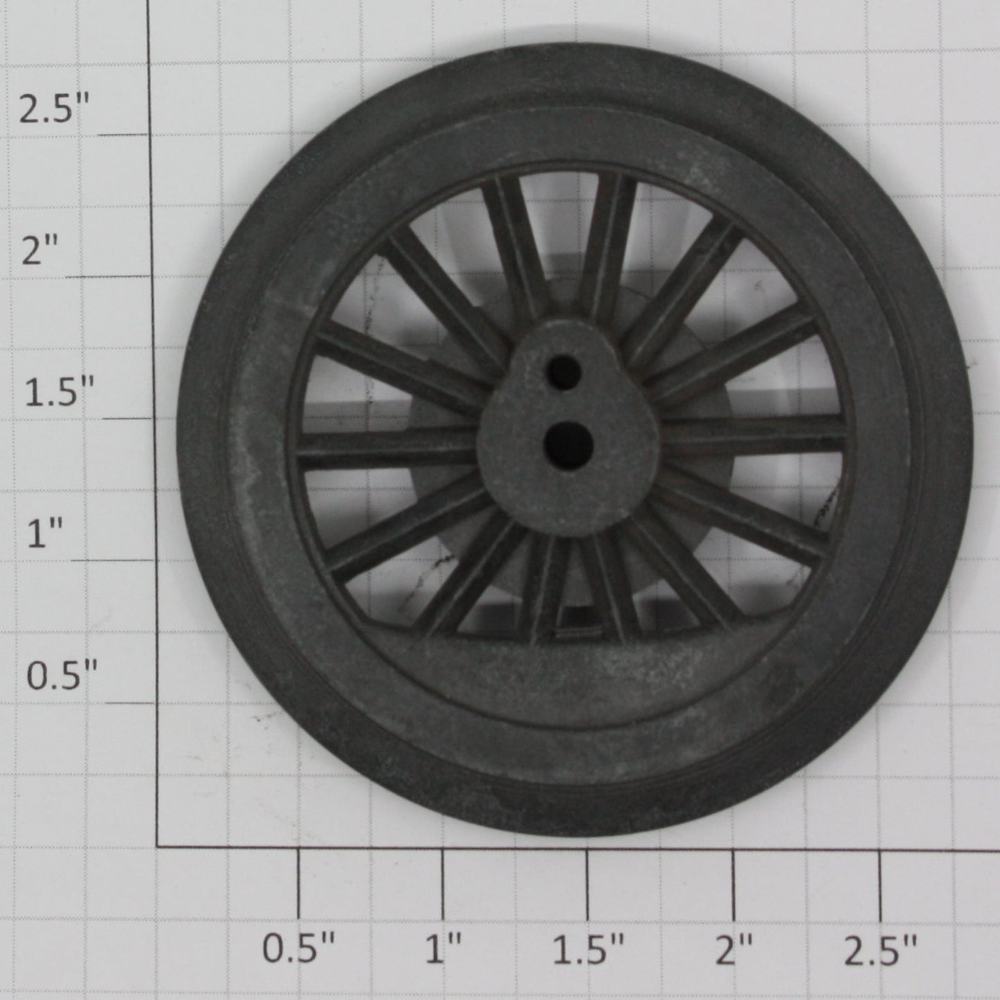 Lionel 400E-95 Unpainted Spoked 2-3/4" Std. Gauge Steam Loco Plain Wheel