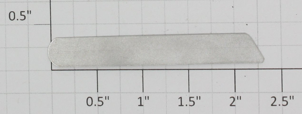 Gargraves 910-4 O Stainless Fit-Up Blades Track Connector Strip