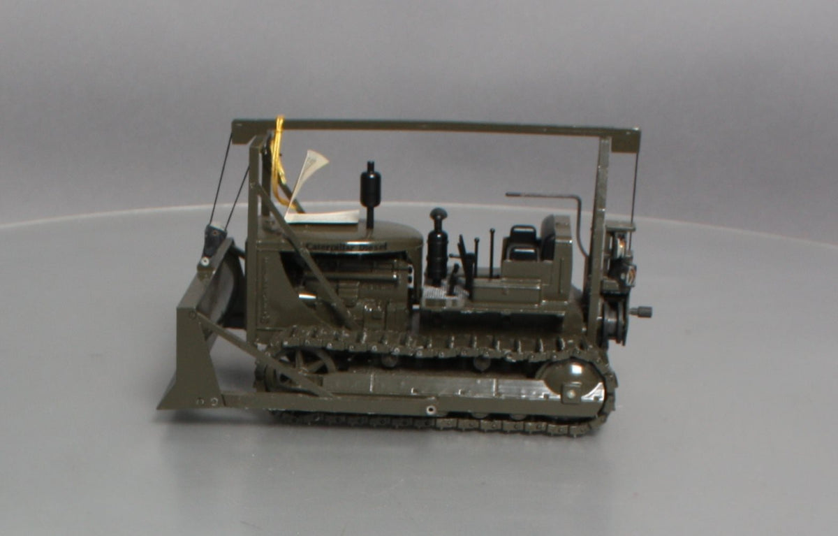 NZG 386 1:25 Scale Diecast Caterpillar Military Green D7 Track-Type Dozer NEW