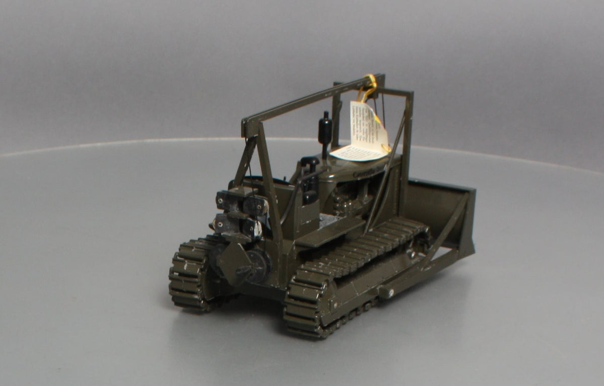 NZG 386 1:25 Scale Diecast Caterpillar Military Green D7 Track-Type Dozer NEW