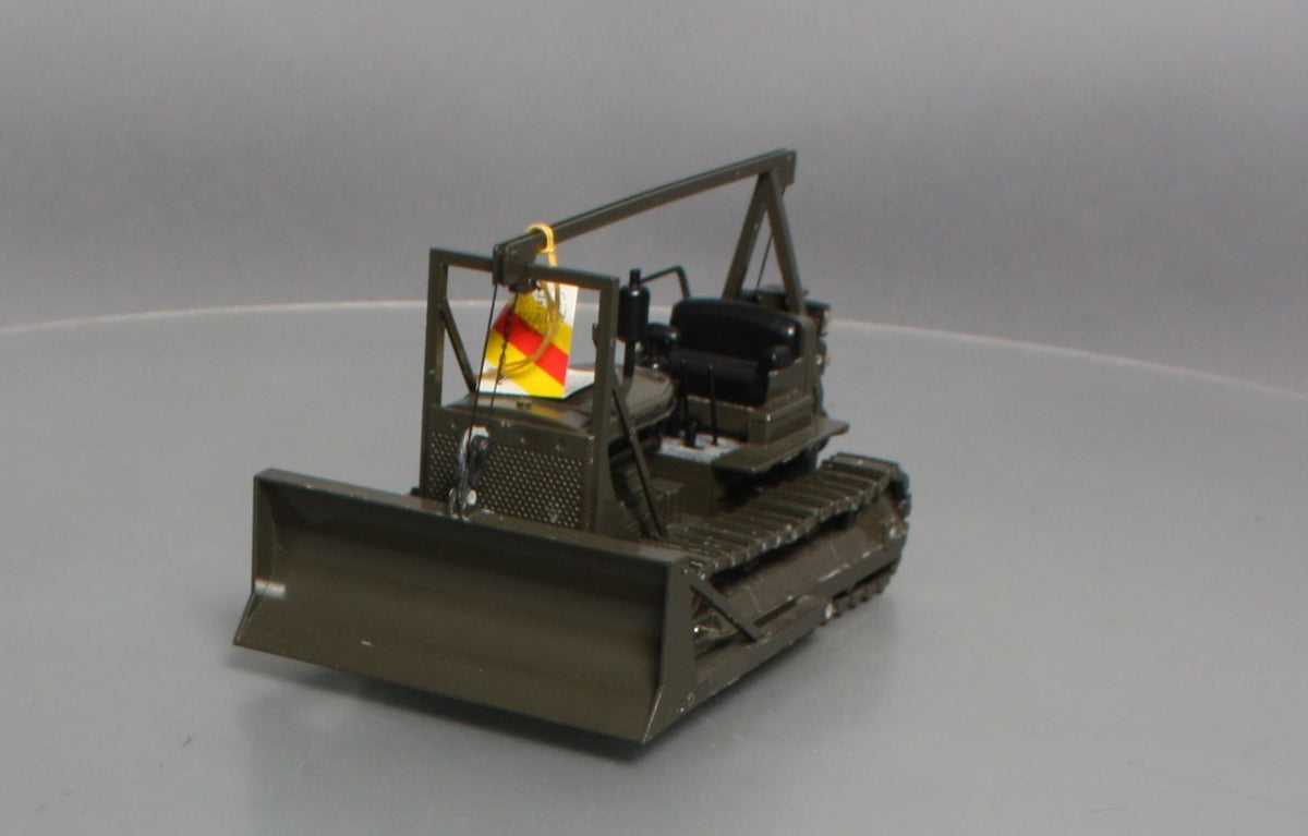 NZG 386 1:25 Scale Diecast Caterpillar Military Green D7 Track-Type Dozer NEW