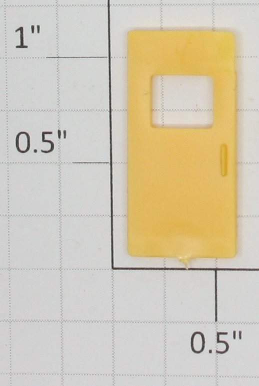 Lionel 6828-114 Right Hand Small Yellow Door for Harnischfeger Crane Cab