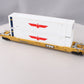 MTH 20-9501 O TTX Trailer Train Flatcar w/Husky Stack #427208 LN/Box