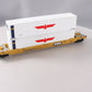 MTH 20-9501 O TTX Trailer Train Flatcar w/Husky Stack #427208 LN/Box
