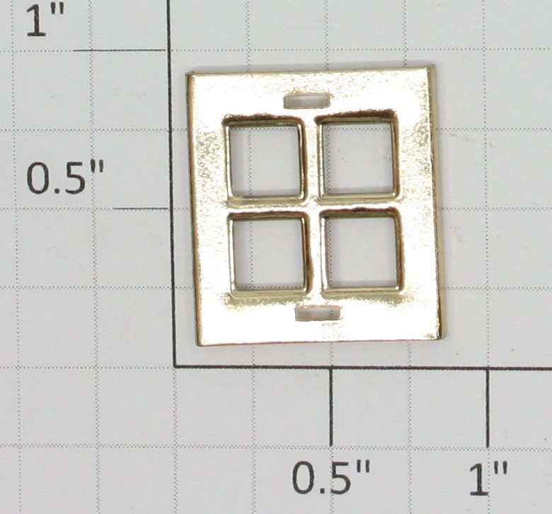 Lionel 817-12 Brass/Gold Caboose Window Frame
