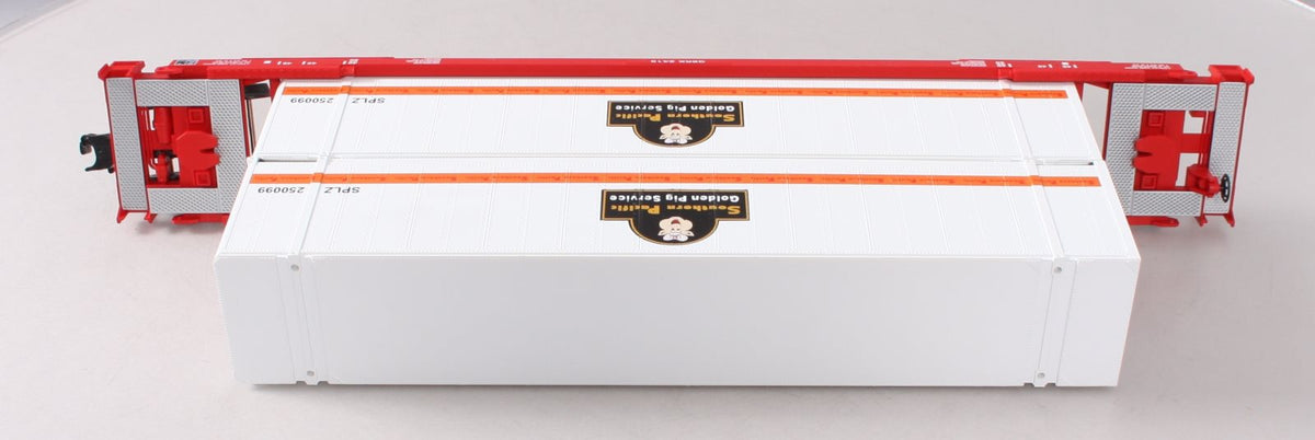 MTH 20-95003 O Gauge Southern Pacific Husky Stack Car #2415 w/Containers LN