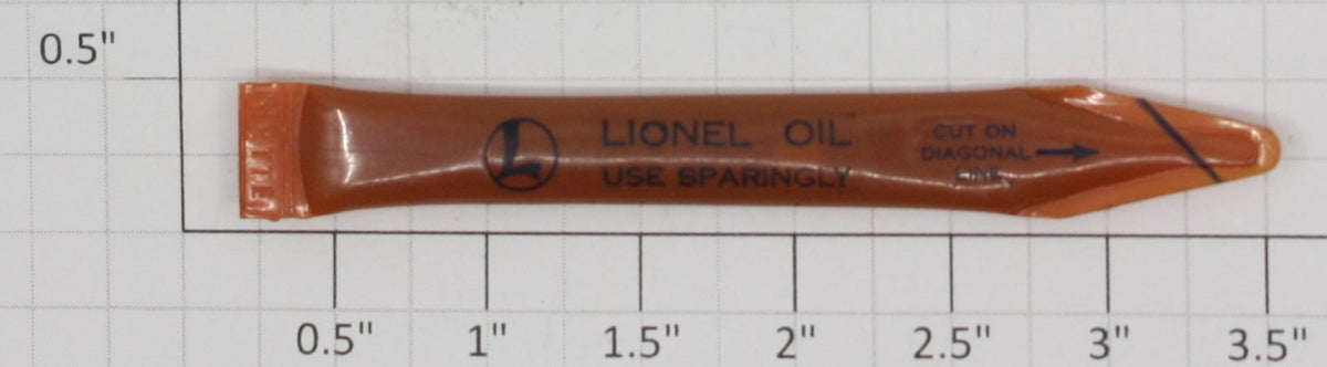 Lionel 927-60 O Gauge Plastic Tube of Lionel Oil