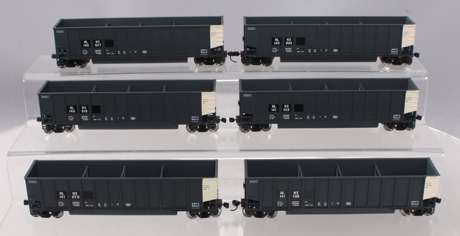 Walthers 932-40416 HO HLMX Bethgons - 6-Pack LN/Box