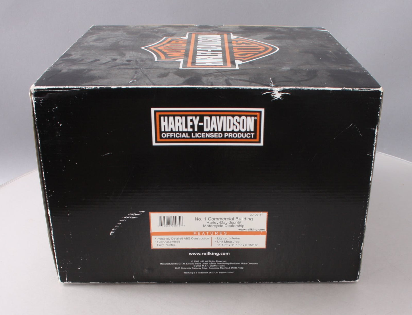MTH 30-90111 O Gauge Harley Davidson Motorcycle Shop LN/Box
