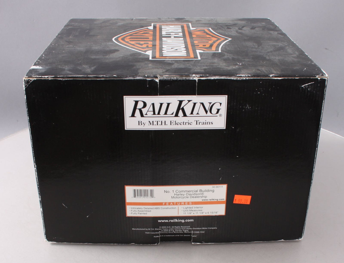 MTH 30-90111 O Gauge Harley Davidson Motorcycle Shop LN/Box