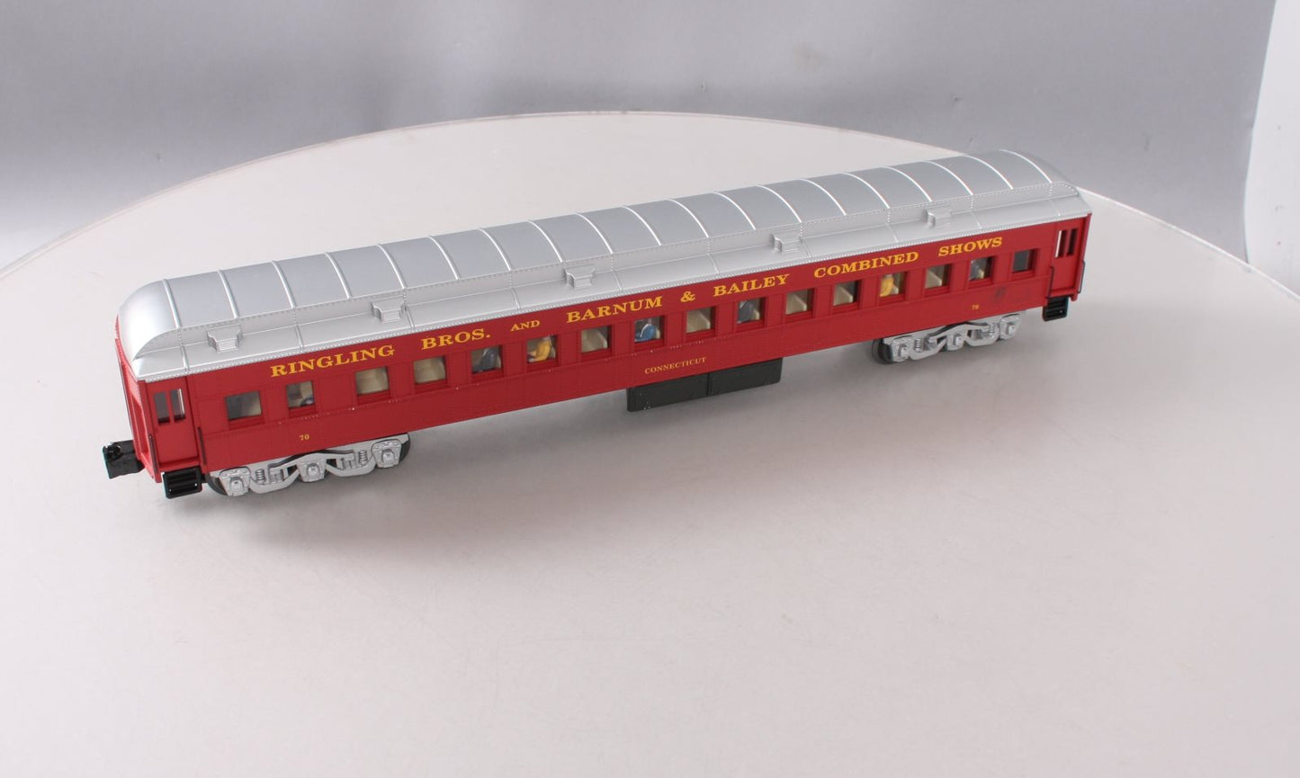 K-Line 6-22578 O Ringling Bros "Connecticut" 18" Heavyweight Coach Car #70 LN/Box