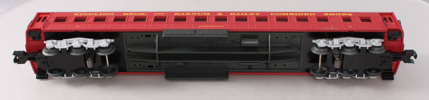 K-Line 6-22578 O Ringling Bros "Connecticut" 18" Heavyweight Coach Car #70 LN/Box