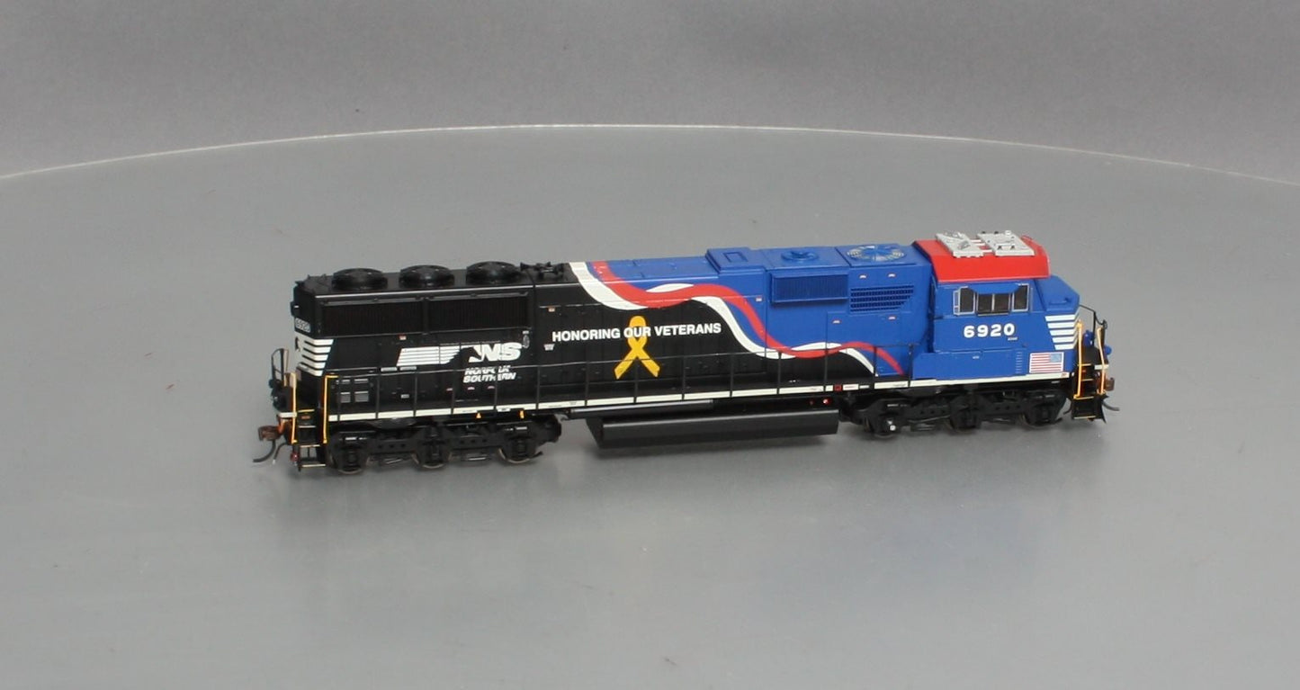 Athearn G65254 HO Norfolk Southern Veteran's Unit SD60E Diesel Locomotive #6920