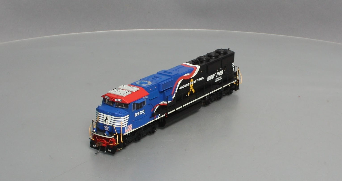 Athearn G65254 HO Norfolk Southern Veteran's Unit SD60E Diesel Locomotive #6920