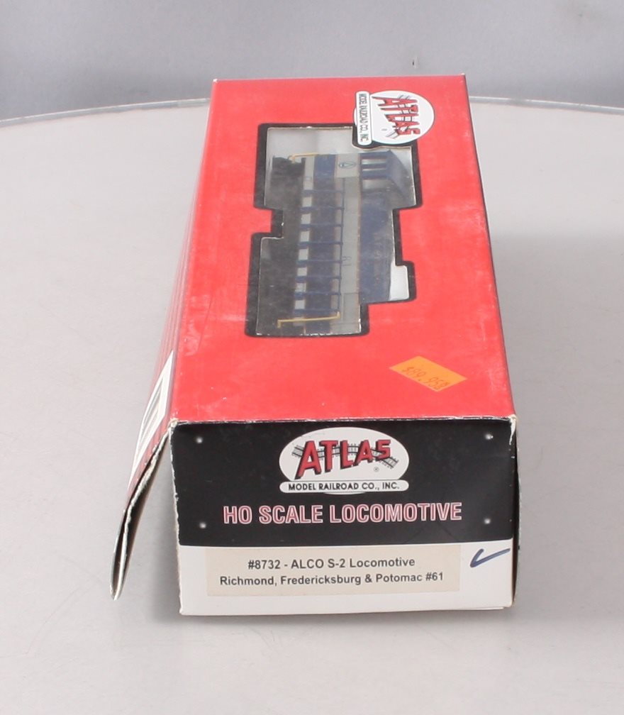 Atlas 8732 HO Richmond, Fredericksburg & Potomac ALCO S-2 Diesel Locomotive #61 LN/Box