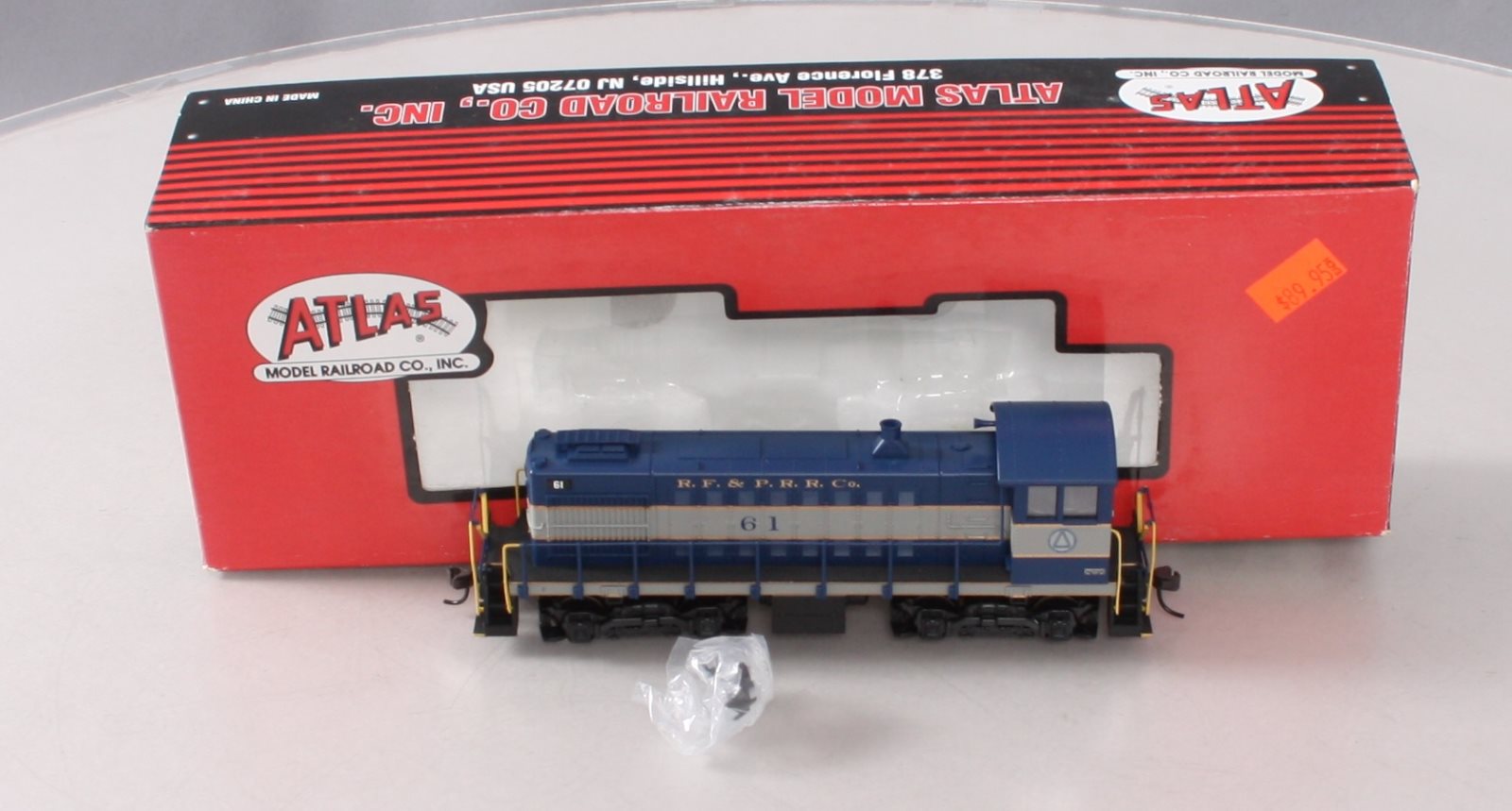 Atlas 8732 HO Richmond, Fredericksburg & Potomac ALCO S-2 Diesel Locomotive #61 LN/Box