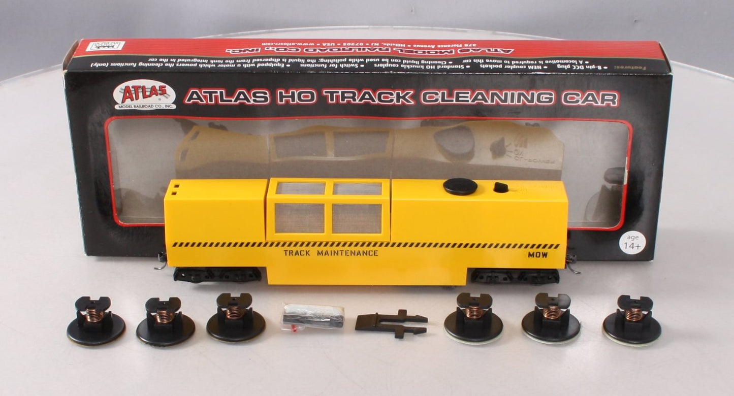 Atlas 20000376 HO Track Clean Car MOW Yellow