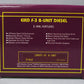 MTH 20-2151B O Gauge Santa Fe EMD F-3 Non-Powered B-Unit Diesel LN/Box
