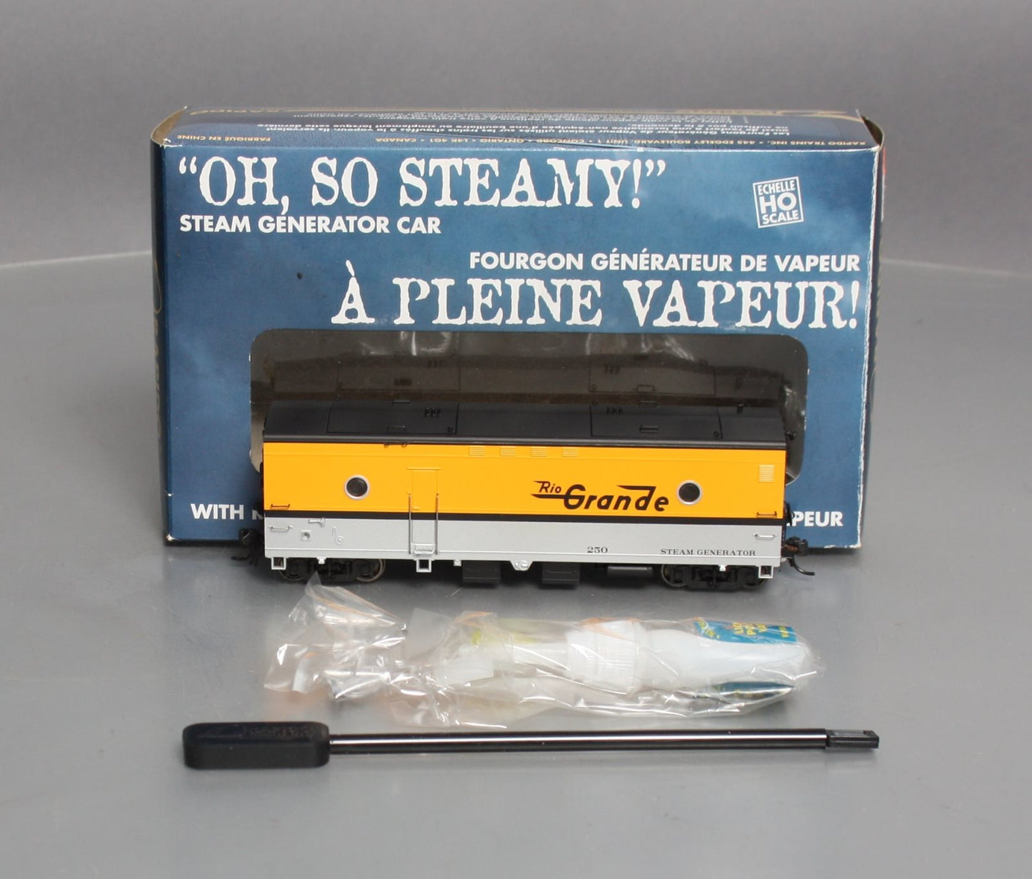 Rapido Trains 107164 HO Denver & Rio Grande Western Steam Generator Car #250  NIB