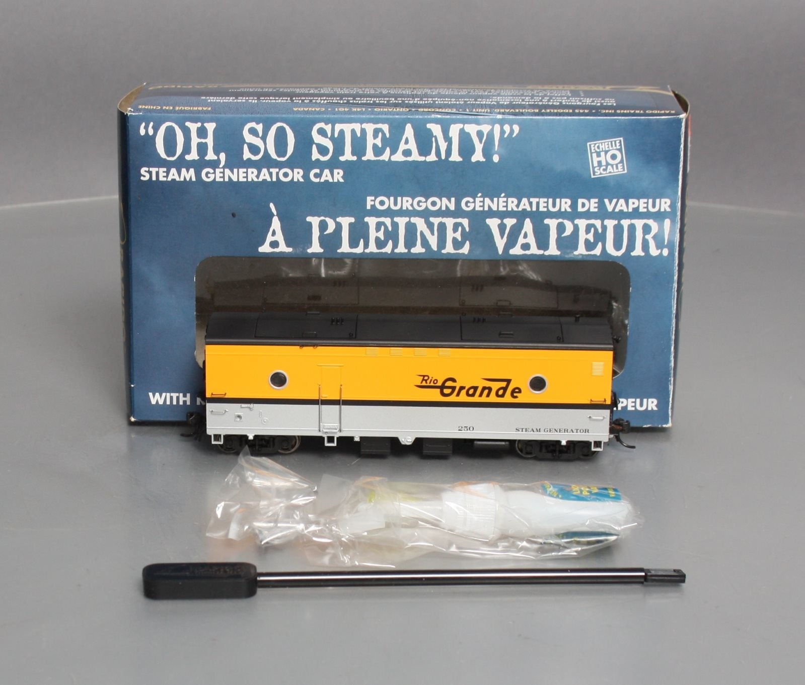 Rapido Trains 107164 HO Denver & Rio Grande Western Steam Generator Car #250  NIB