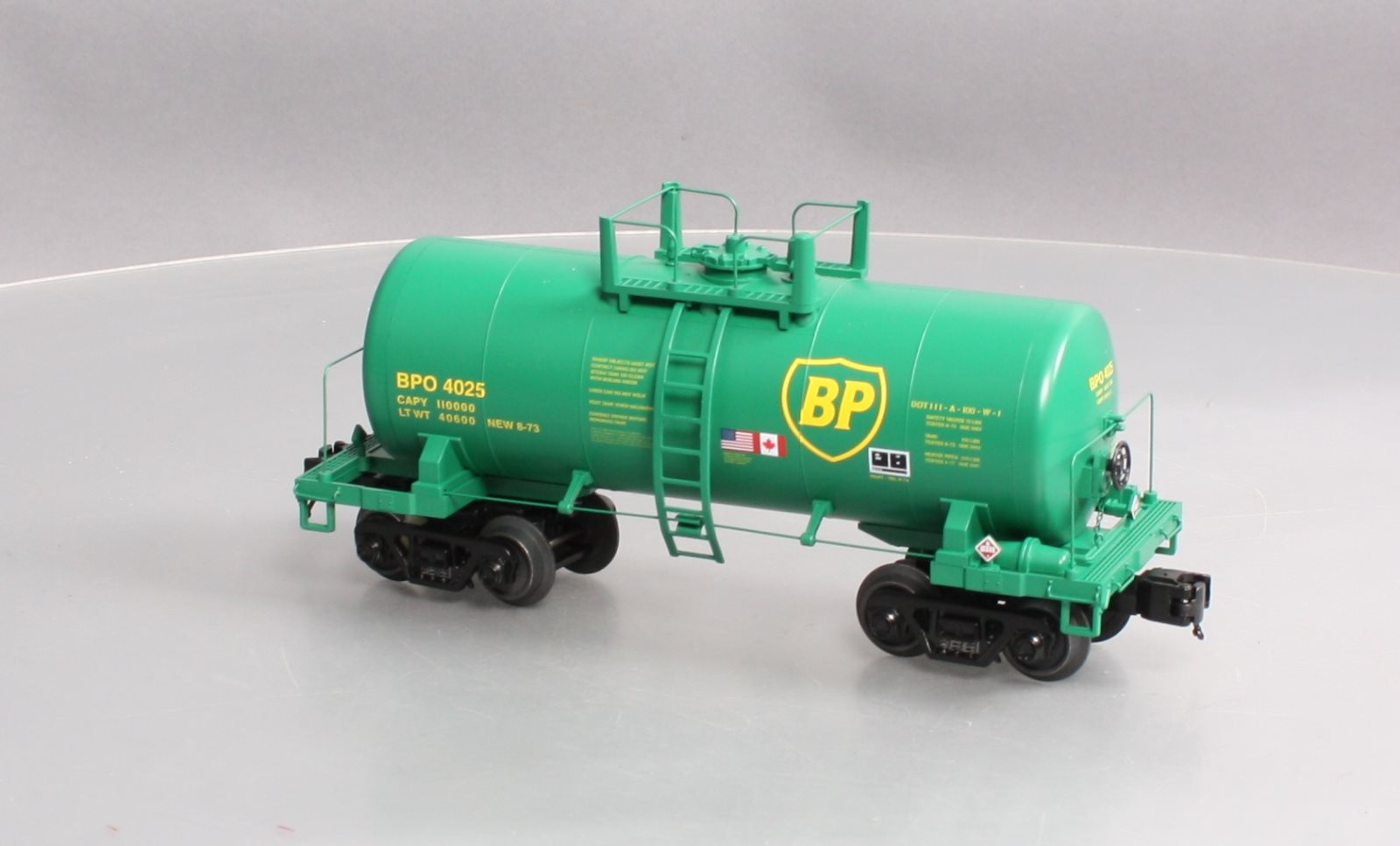 MTH 20-96751 O Gauge BP 8,000 Gallon Tank Car #4025 LN/Box