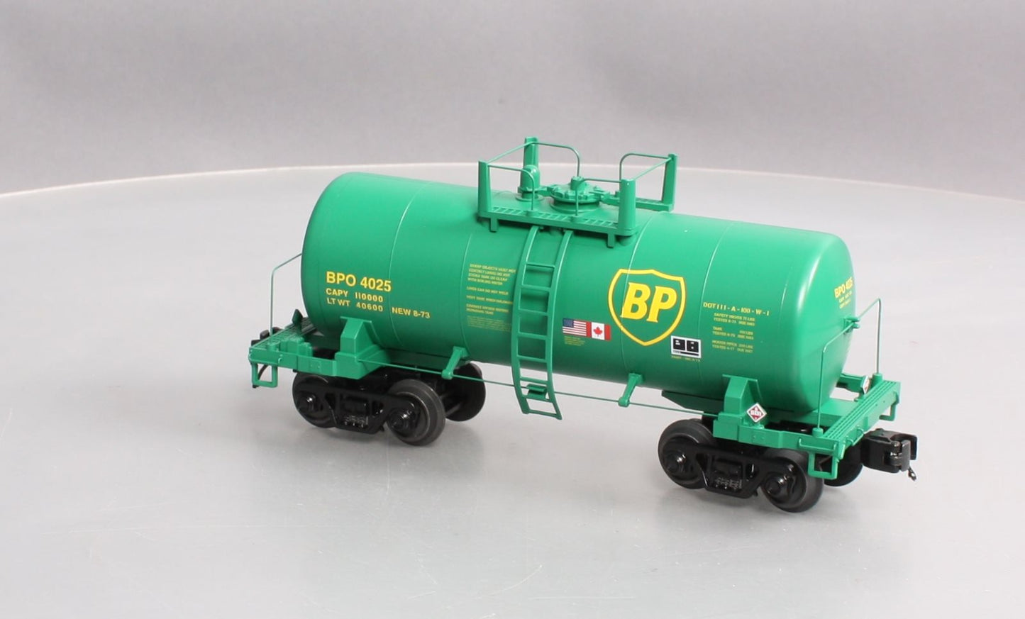 MTH 20-96751 O Gauge BP 8,000 Gallon Tank Car #4025 LN/Box