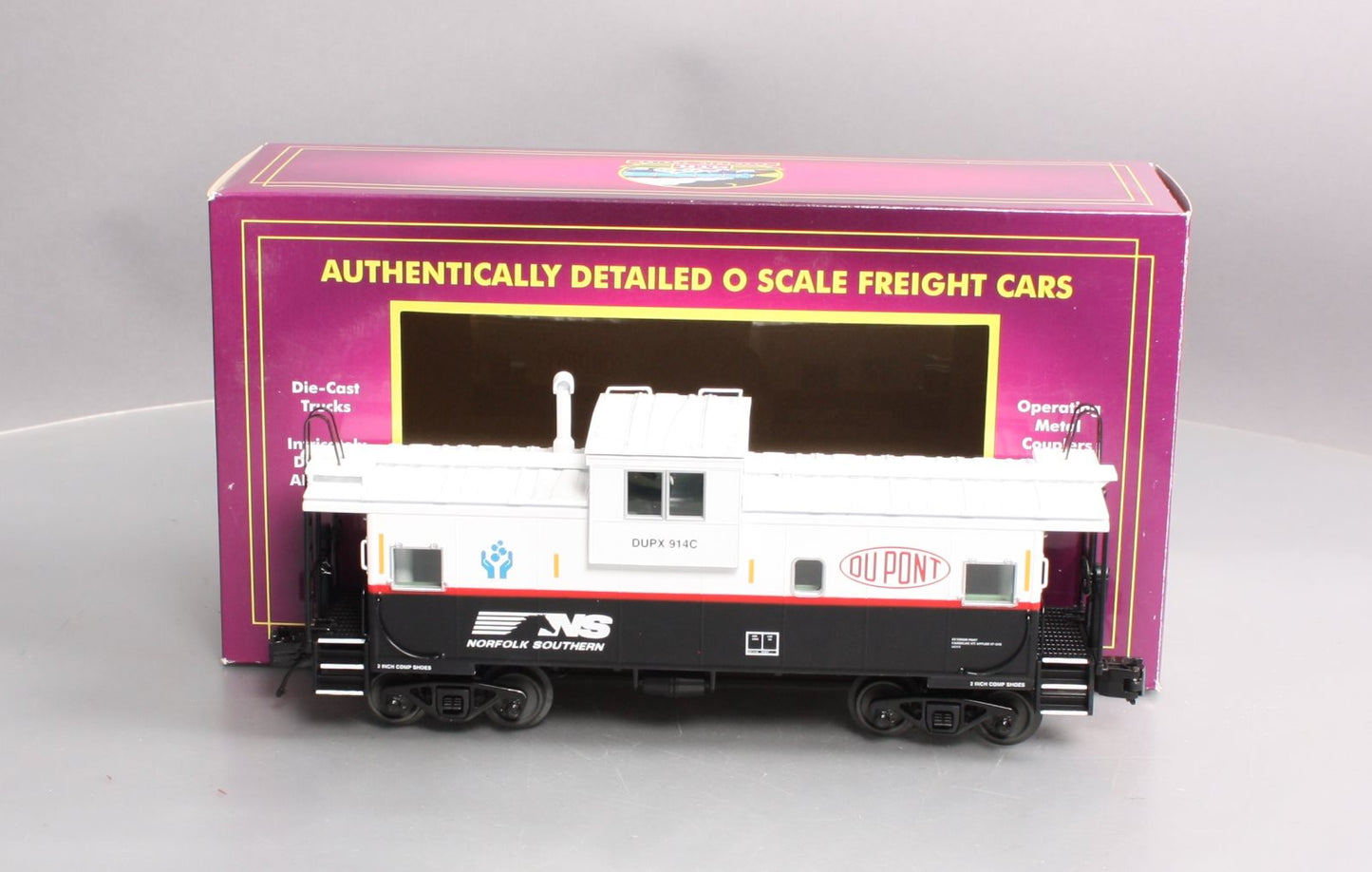 MTH 20-91682 O Norfolk Southern Premier Extended Vision Caboose #913C