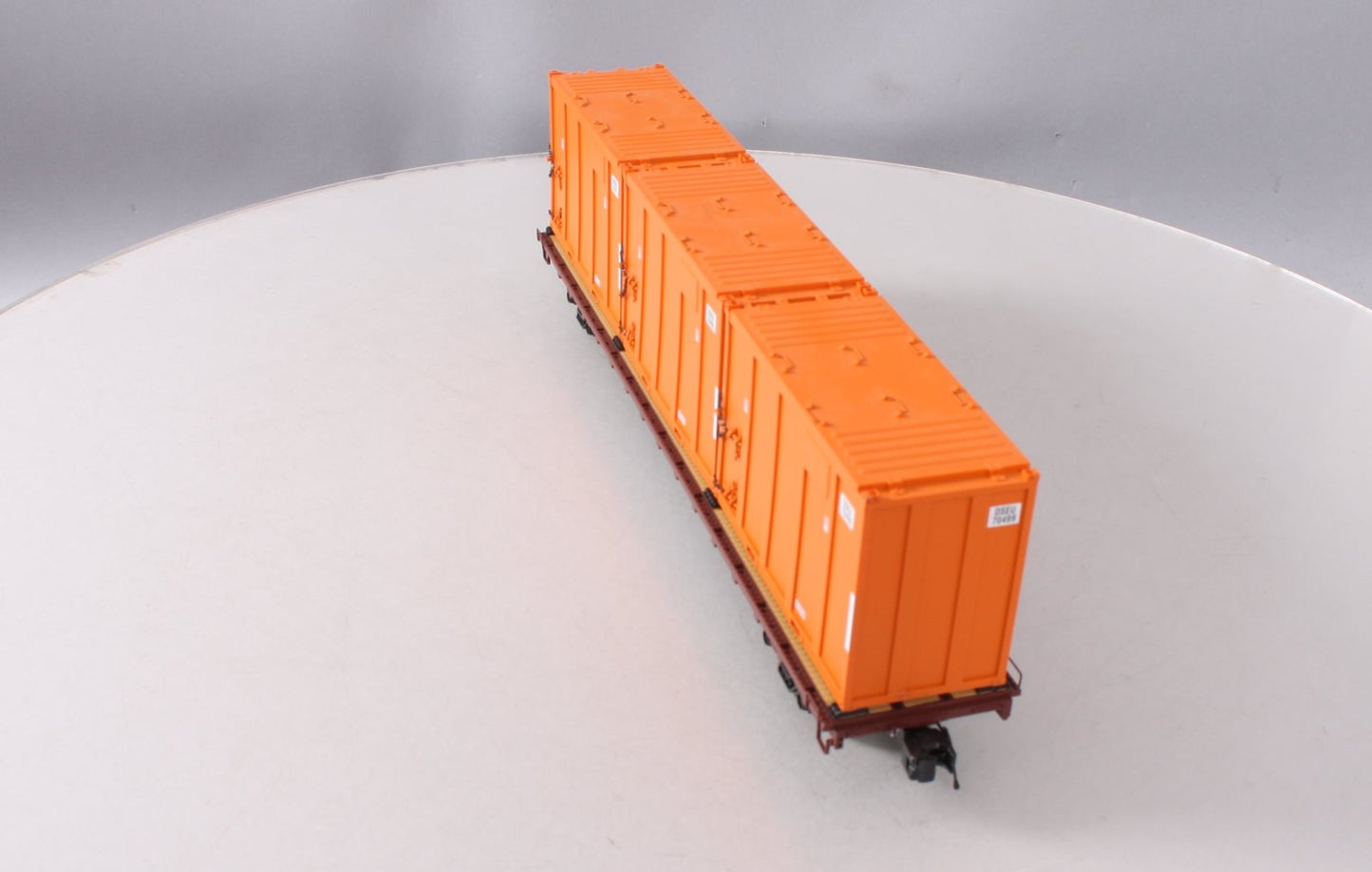 MTH 20-95260 O Norfolk Southern 60' Flat Car w/ Trash Containers #101128