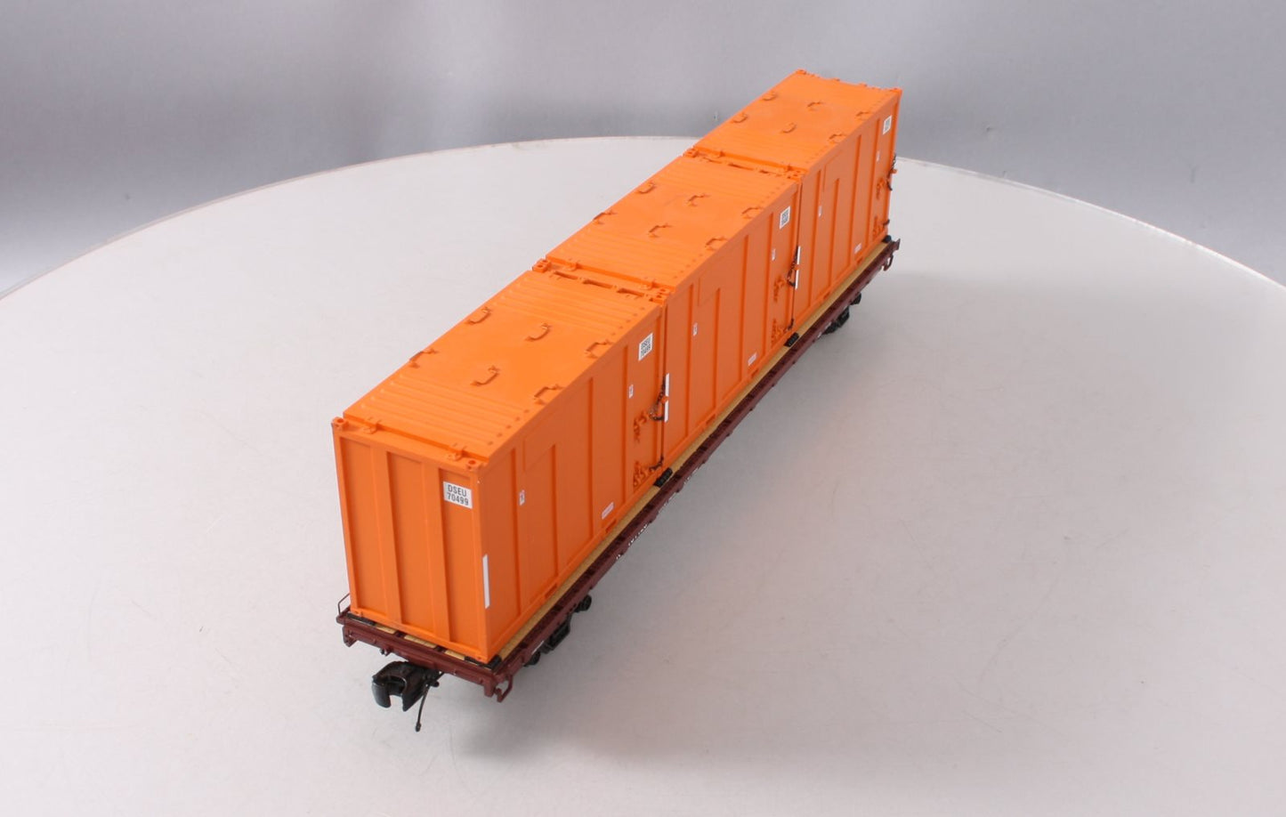 MTH 20-95260 O Norfolk Southern 60' Flat Car w/ Trash Containers #101128
