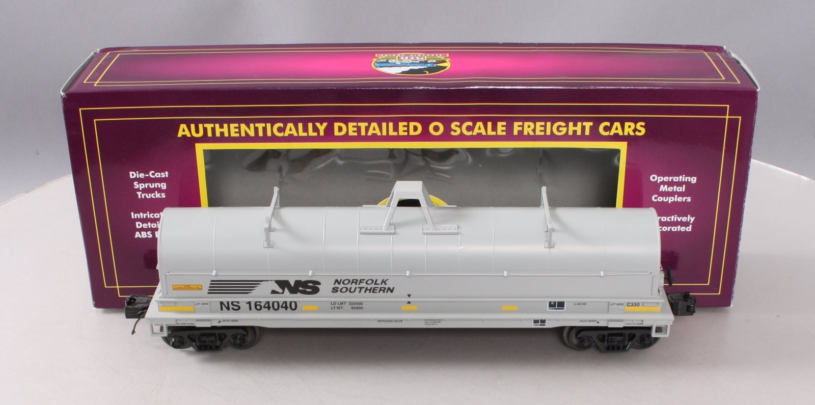 MTH 20-98962 O Gauge Norfolk Southern Coil Car #164040