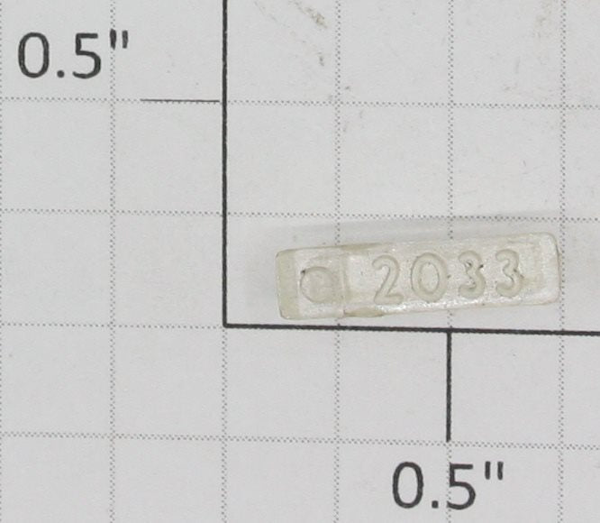 Lionel 2033-6 Right Hand Clear Raised Number Marker Lens/Number Board