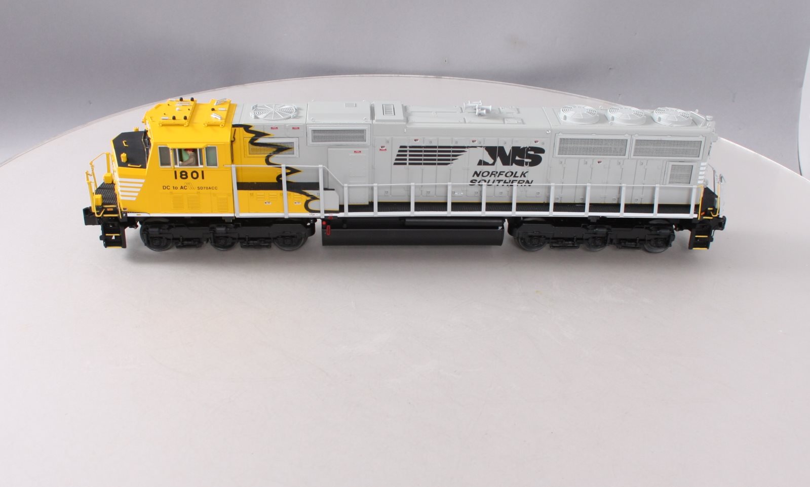 MTH 20-21194-1 Norfolk Southern SD70Mac Hi-Rail Wheels Diesel w/ P-S 3.0 #1801