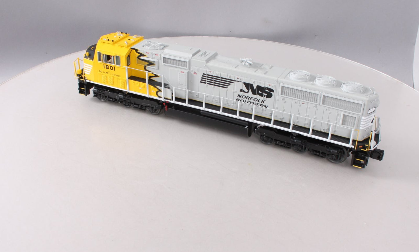MTH 20-21194-1 Norfolk Southern SD70Mac Hi-Rail Wheels Diesel w/ P-S 3.0 #1801