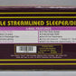 MTH 20-6629 O SP 70' Streamlined Sleeper/Diner Passenger Car Set (Set of 2) NIB