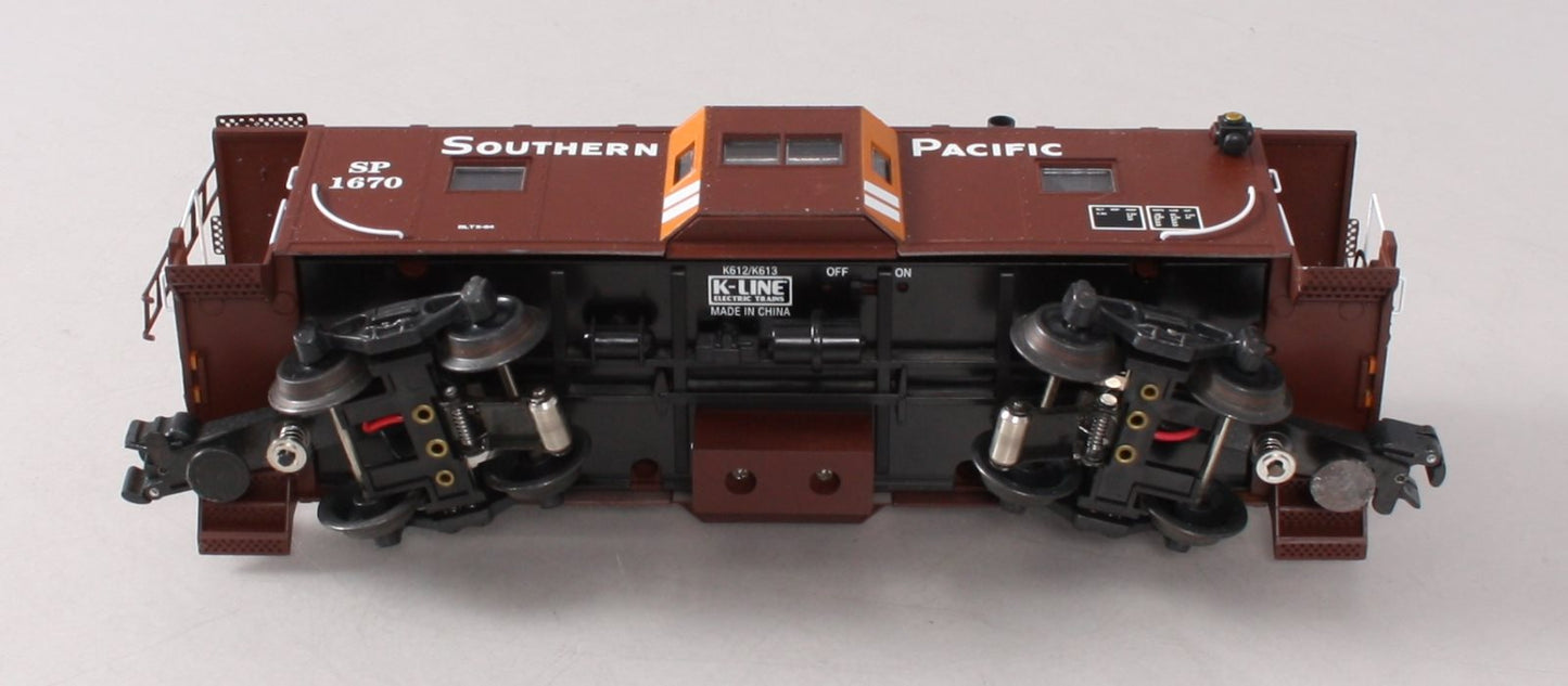 K-Line K612-2032 O Gauge Southern Pacific Bay Window Caboose #1670 NIB