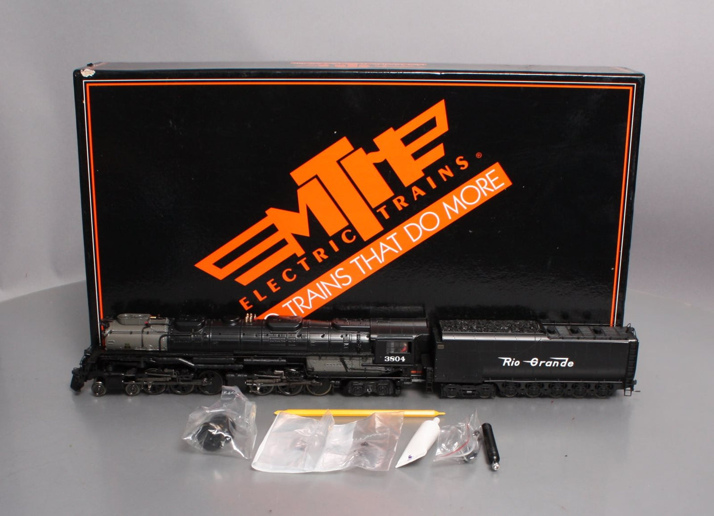 MTH 80-3205-1 HO D&RGW 4-6-6-4 Challenger Steam Engine #3804
