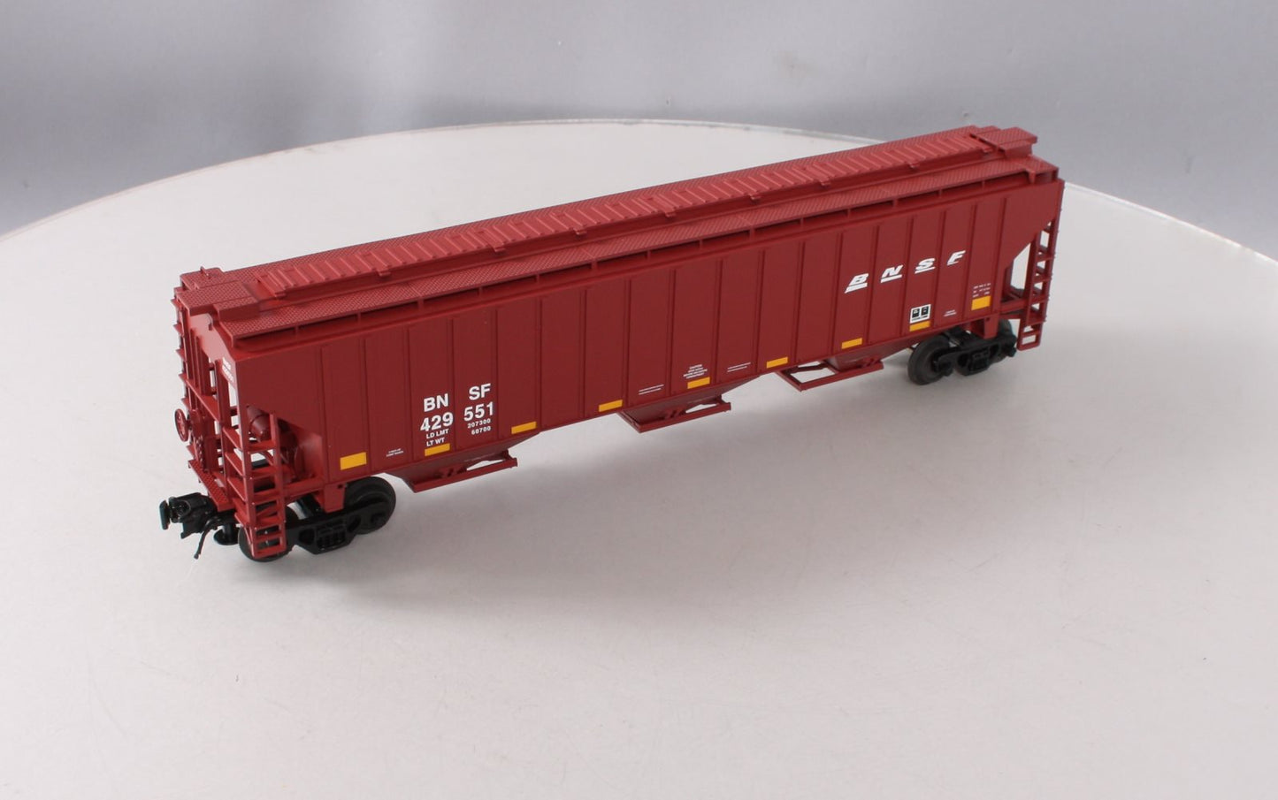 Atlas 2001601-2 O Gauge BNSF PS-4750 Covered Hopper #429551 (3 Rail) LN/Box