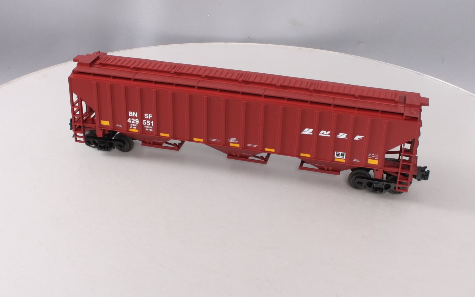 Atlas 2001601-2 O Gauge BNSF PS-4750 Covered Hopper #429551 (3 Rail) LN/Box