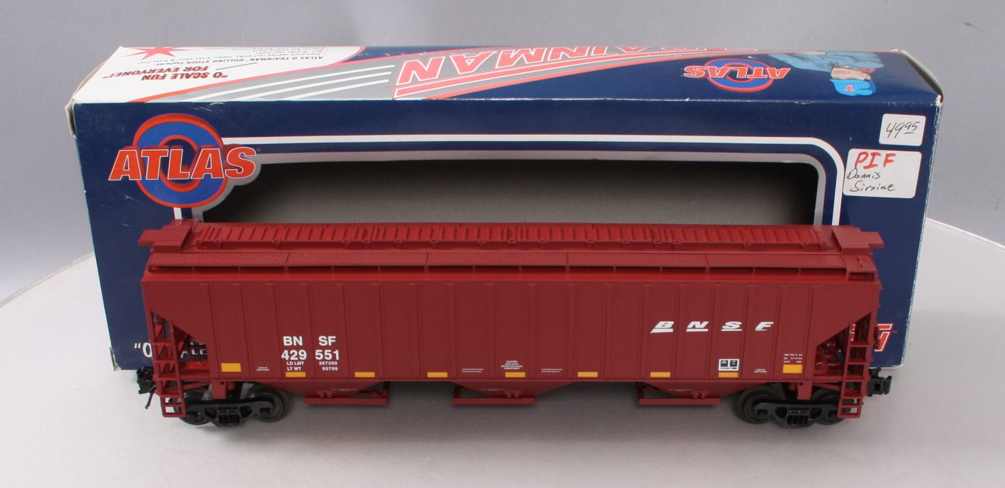 Atlas 2001601-2 O Gauge BNSF PS-4750 Covered Hopper #429551 (3 Rail) LN/Box