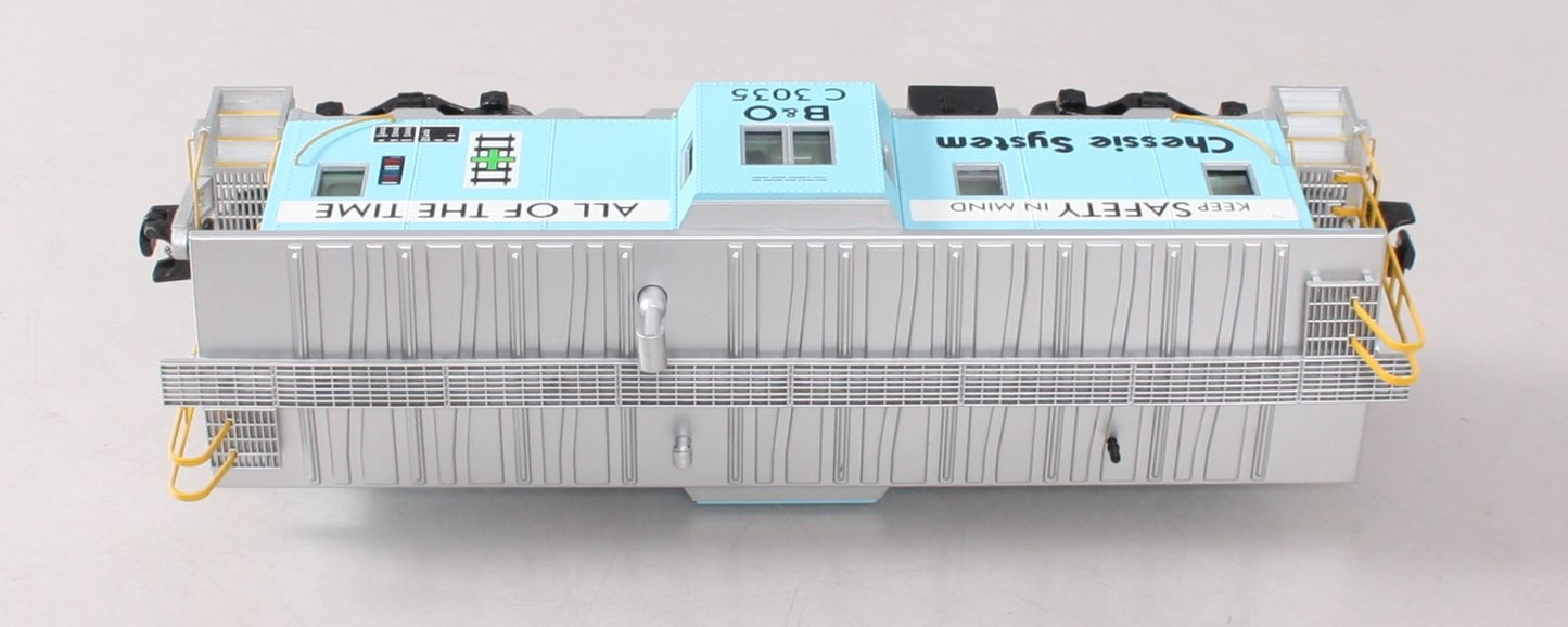 MTH 20-91432 O Gauge Chessie Bay Window Caboose NIB