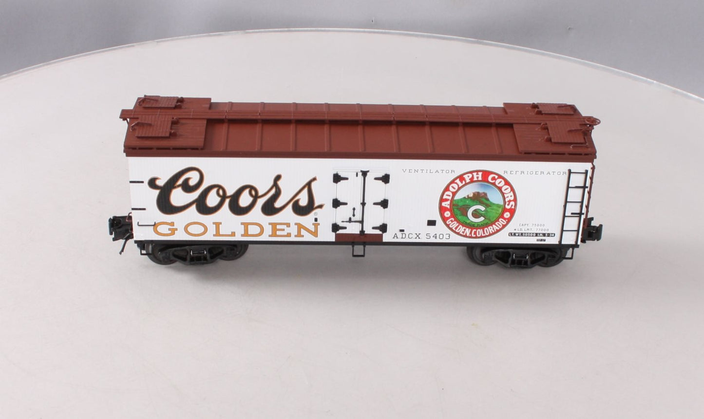 Atlas 8141-13 O Coors 40' Wood Reefer #5403 (3 Rail) LN/Box