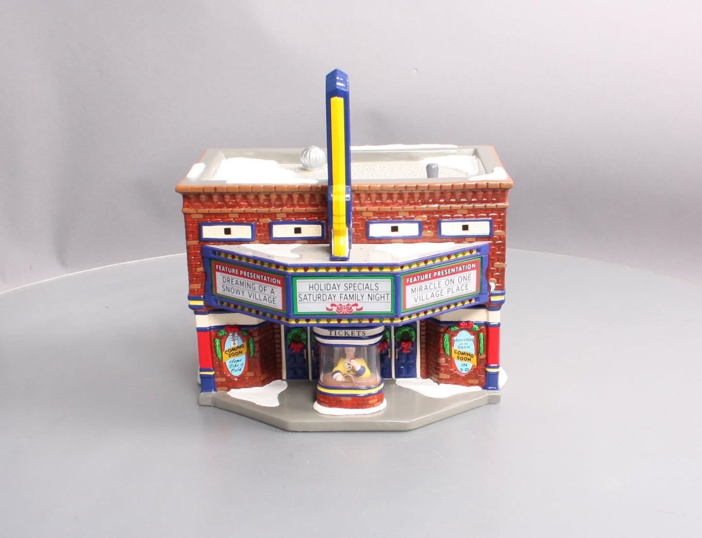 Dept 56 54978 The Original Snow Village "Cinema 56" Ceramic Building LN/Box