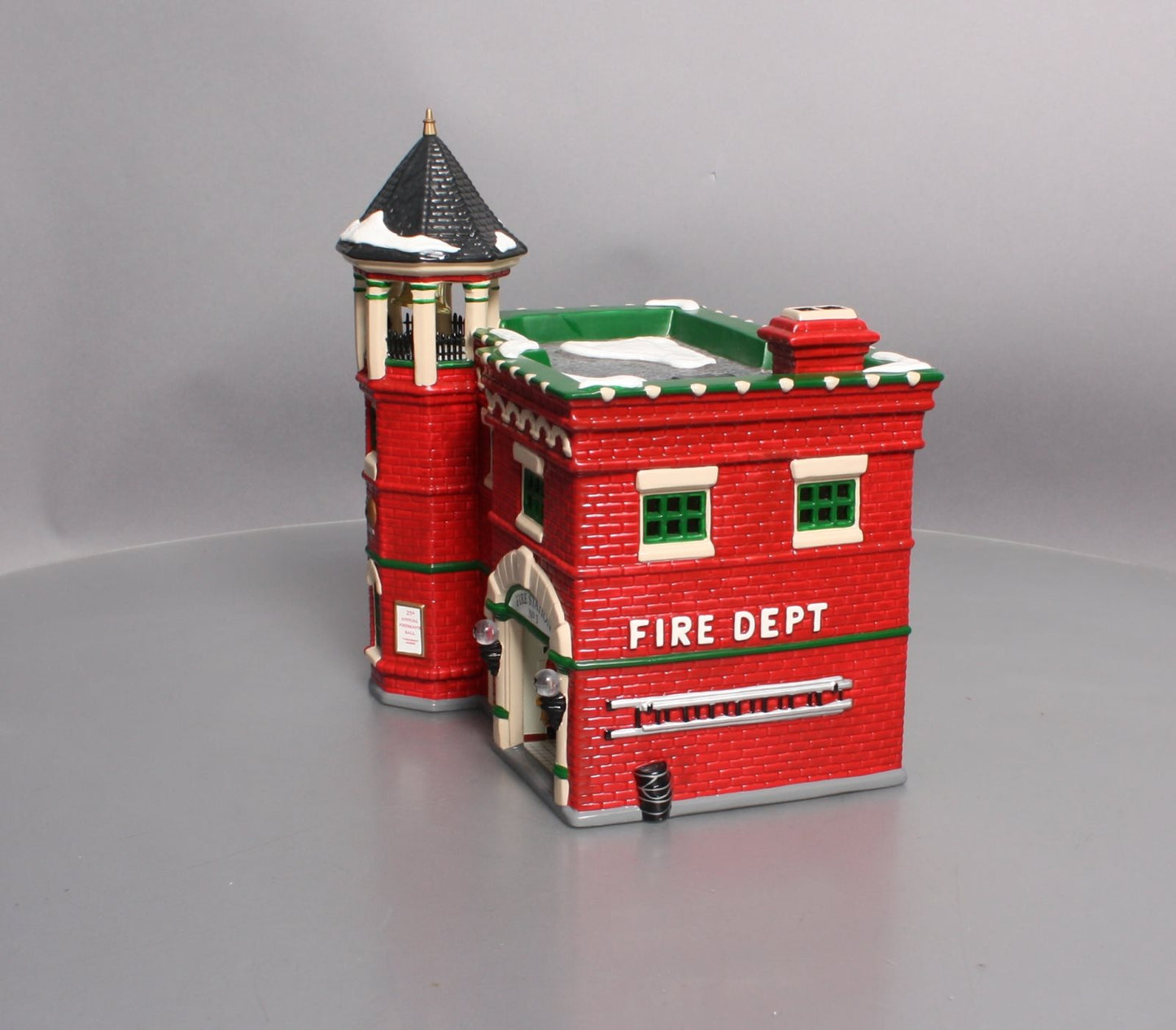Dept 56 54942 The Original Snow Village "Fire Station #3" Ceramic Building LN/Box
