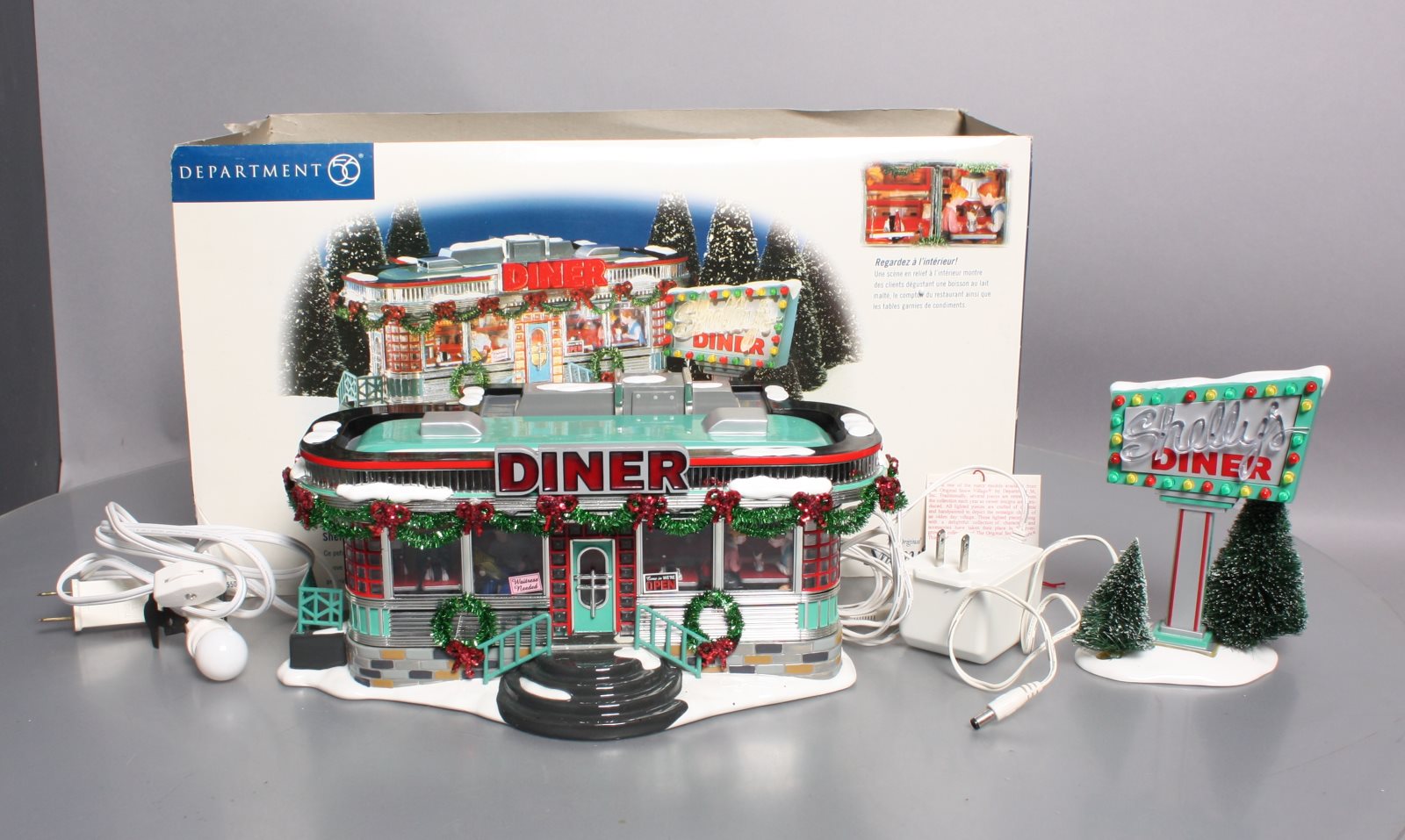 Dept 56 55008 O Scale Original Snow Village Shelly's Diner LN/Box