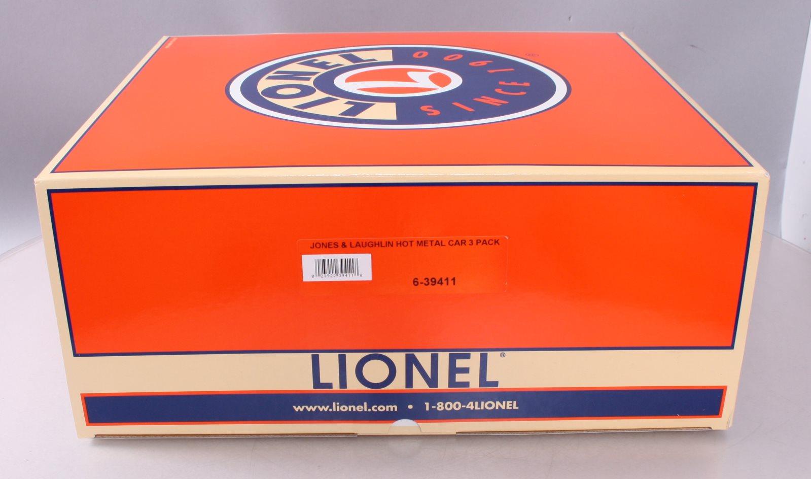 Lionel 6-39411 O Jones & Laughlin Steel Corp Hot Metal Cars (Set of 3) NIB