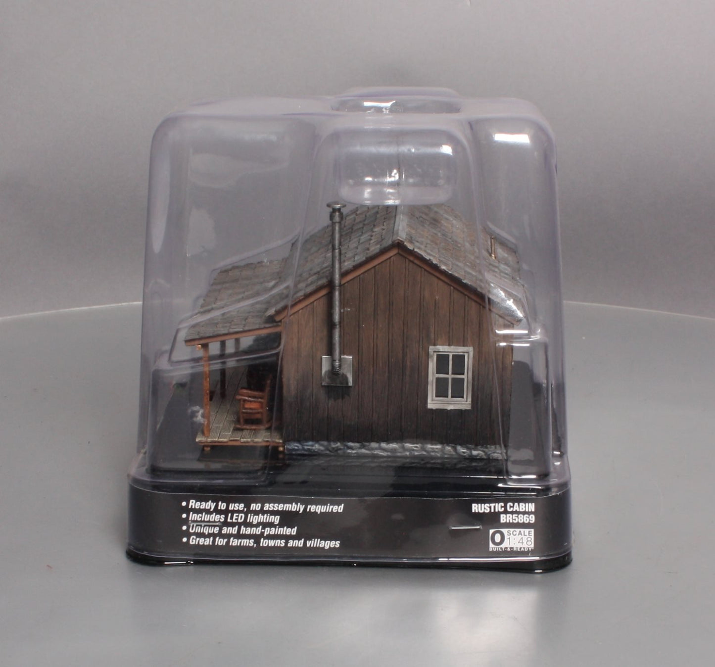 Woodland Scenics BR5869 O Built-&-Ready Rustic Cabin LN/Box