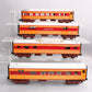 MTH 30-6090 O Gauge RailKing Milwaukee Streamlined Passenger Car Set NIB