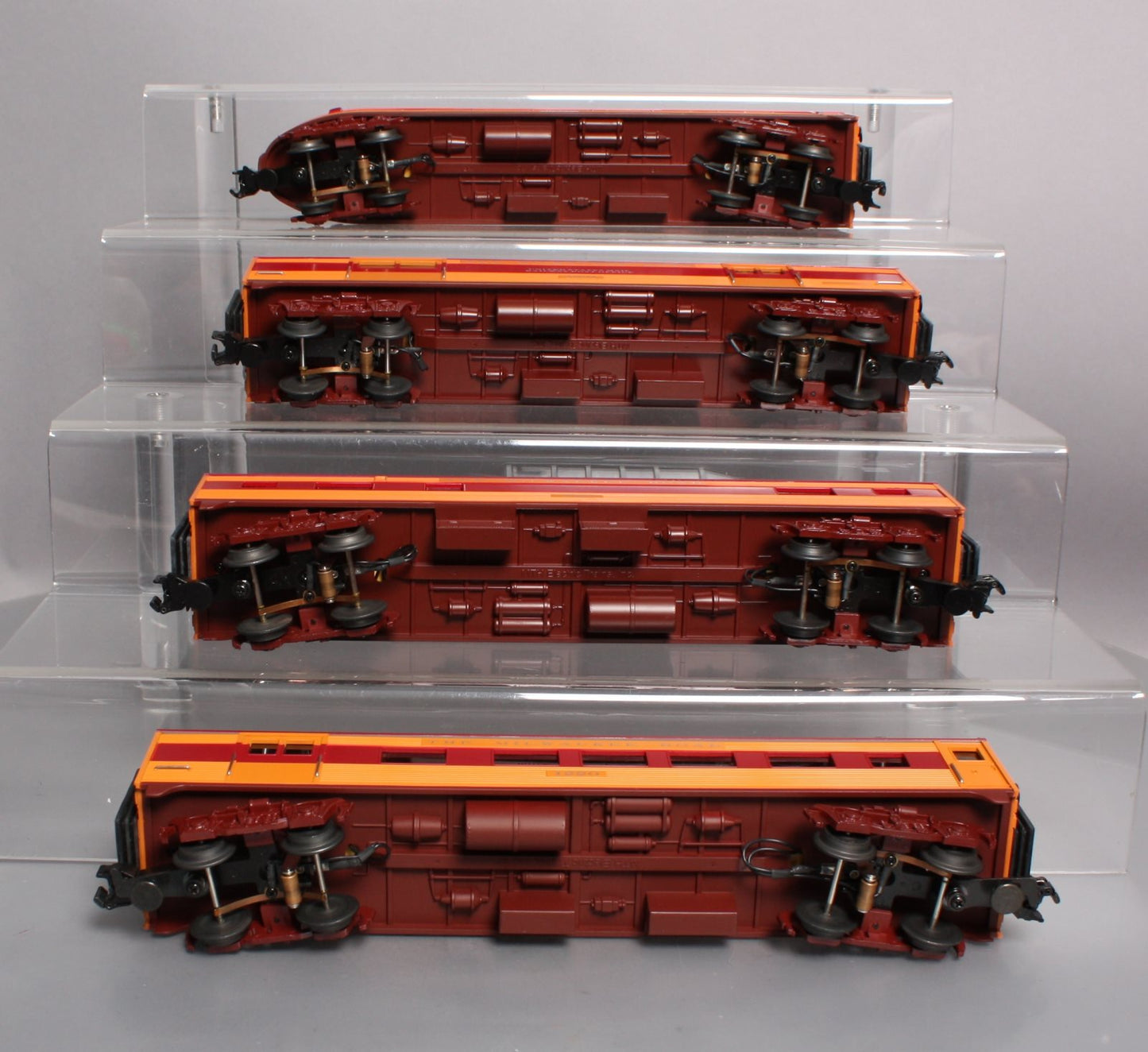 MTH 30-6090 O Gauge RailKing Milwaukee Streamlined Passenger Car Set NIB