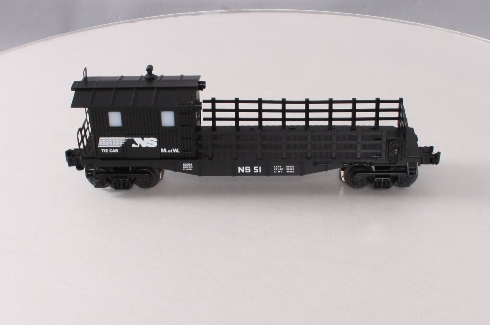 Lionel 6-82094 O Norfolk Southern Tie Work Car